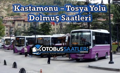 Kastamonu – Tosya Yolu Dolmuş Saatleri