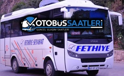 Marmaris – Fethiye Otobüs Sefer Saatleri